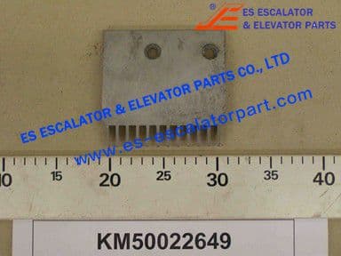 KM50022649 COMBPLATE 12 TEETH LEFT SIDE Use For KONE