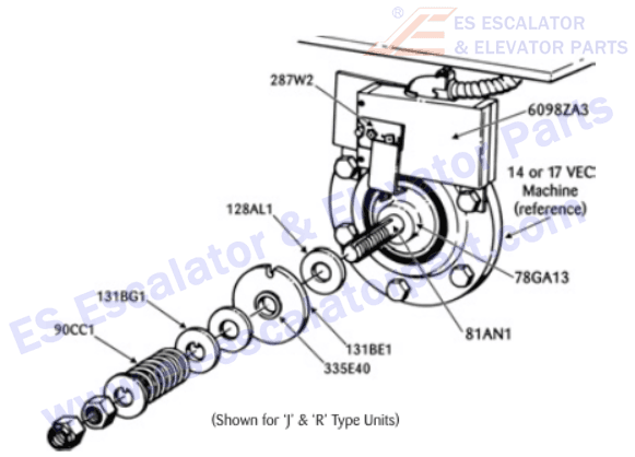 335E40 Safety Devices Use For OTIS