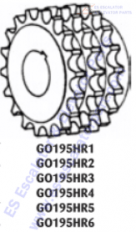 GO195HR5 Sprockets–Pulleys–Sheaves