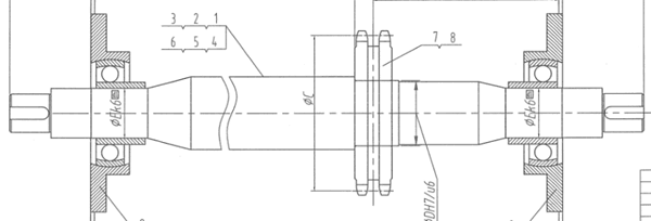 C61300036 Shaft Use For HYUNDAI