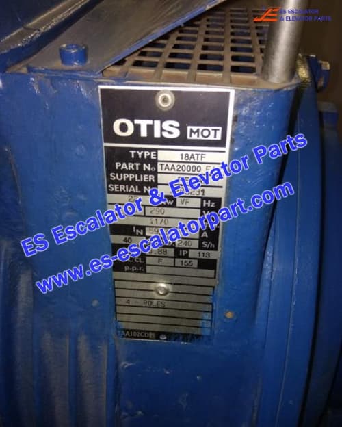 Elevator Parts TAA20000 E17 Motor Use For OTIS