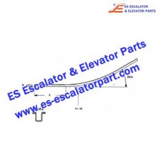Escalator Parts GAA402BRN5 Handrail guide