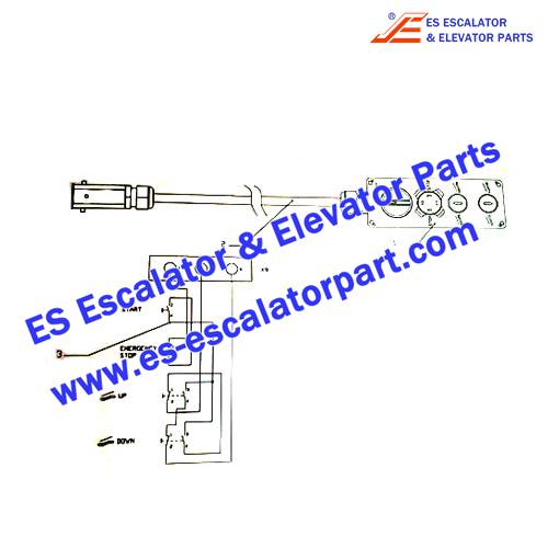 Escalator Parts DAA26220BT1 Inspection box Use For OTIS