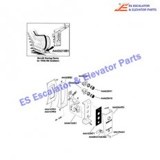 AAA147PD2 Keyswitches Faceplate Mounting