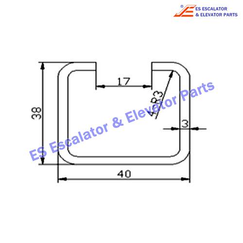 Escalator H01.A30AC004 Track Use For SJEC