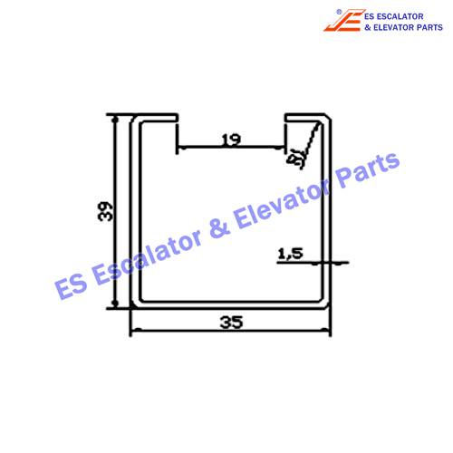 Escalator G050ABX Track Use For OTIS