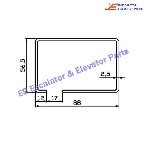 Escalator XAA50CL Track Use For XIZI OTIS