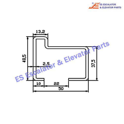 Escalator 0430CEL Track Use For FUJITEC