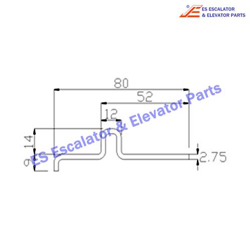 Escalator GO50AAD Track Use For XIZI OTIS