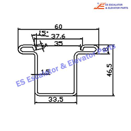 Escalator 2208315 Track Use For KONE