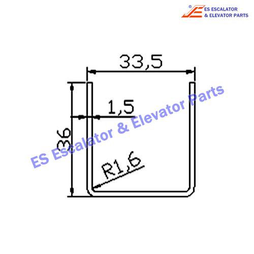 Escalator 2172008 Track Use For KONE