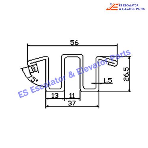 Escalator XAA50A2 Track Use For XIZI OTIS