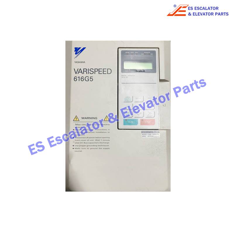 CIMR-G5C47P5 Elevator Inverter 400VAC 7.5KW 14KVA 18A