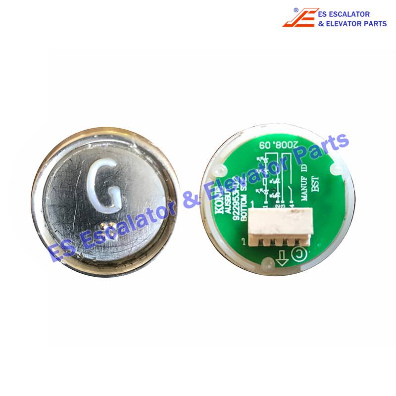 KM922111G005H126 Elevator Button Rnd Surf Re Sbs G Use For Kone