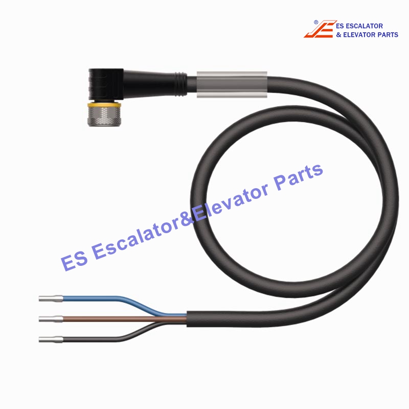 PKWV3M-2/TEL Escalator Actuuator Sensor Cable  Cable Length:2m 42X0.1mm Color:BN BU BK Rated Voltage:60V Test Voltage:500V Current:4A Use For Otis