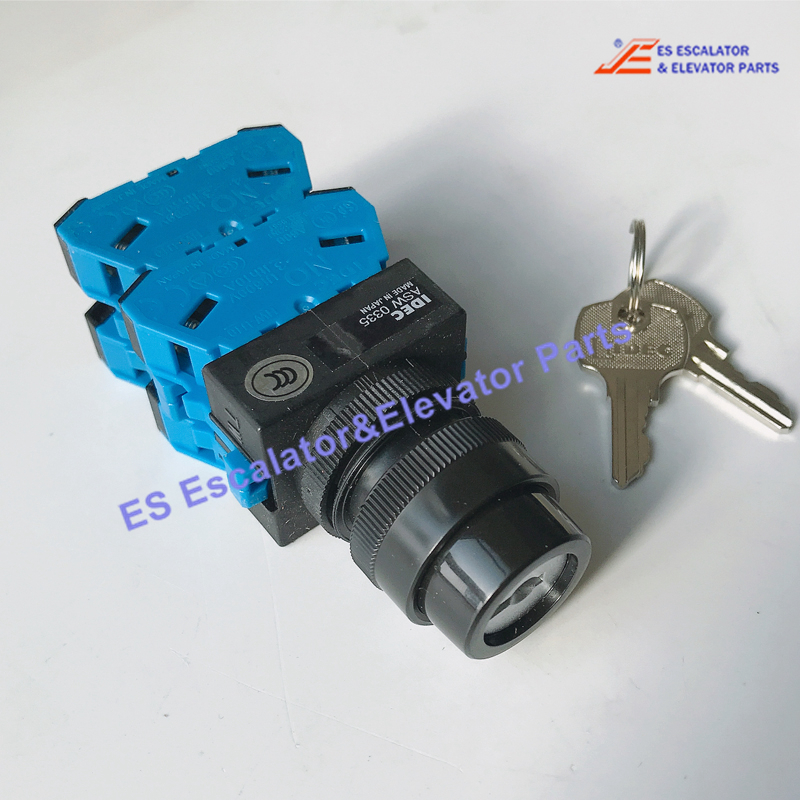 DAA177NPJ1 Escalator Lock Key Switch Key 3 Position 506NCE Switch with key 3 position  Use For Otis