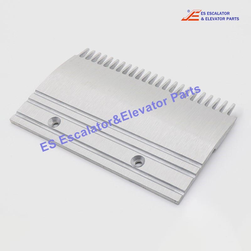 XAA453BJ2 Escalator Comb Plate 197.994 X 132.64mm Tooth Pitch 8.466 Hole Spacing 101.7 23T Aluminum Right Use For Otis