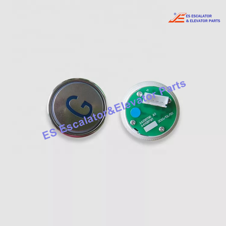 A4N28797 Elevator Push Button Red Light And Blue Light Use For Sjec