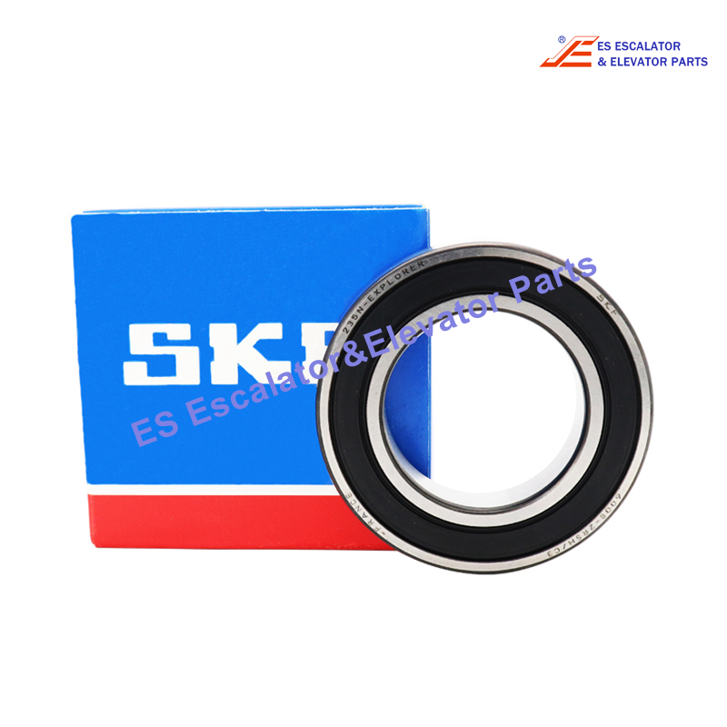 SKF6216 2RS1/C3 Escalator Deep Groove Ball Bearing  80 mm ID x 140 mm OD x 26 mm Wide Use For Otis