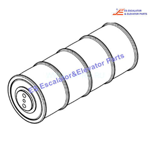 GAA266F14 Elevator Suspension Pulley CAR/CWT Pulley For 4-Belts Machine D=277mm P=65mm Use For Otis