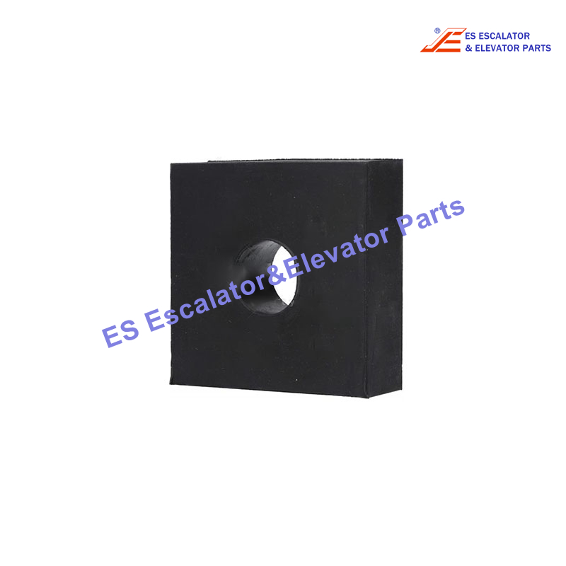 310BE3 Elevator Isolation Pads Block 75x75x25 1 Holes Isolat Use For Otis