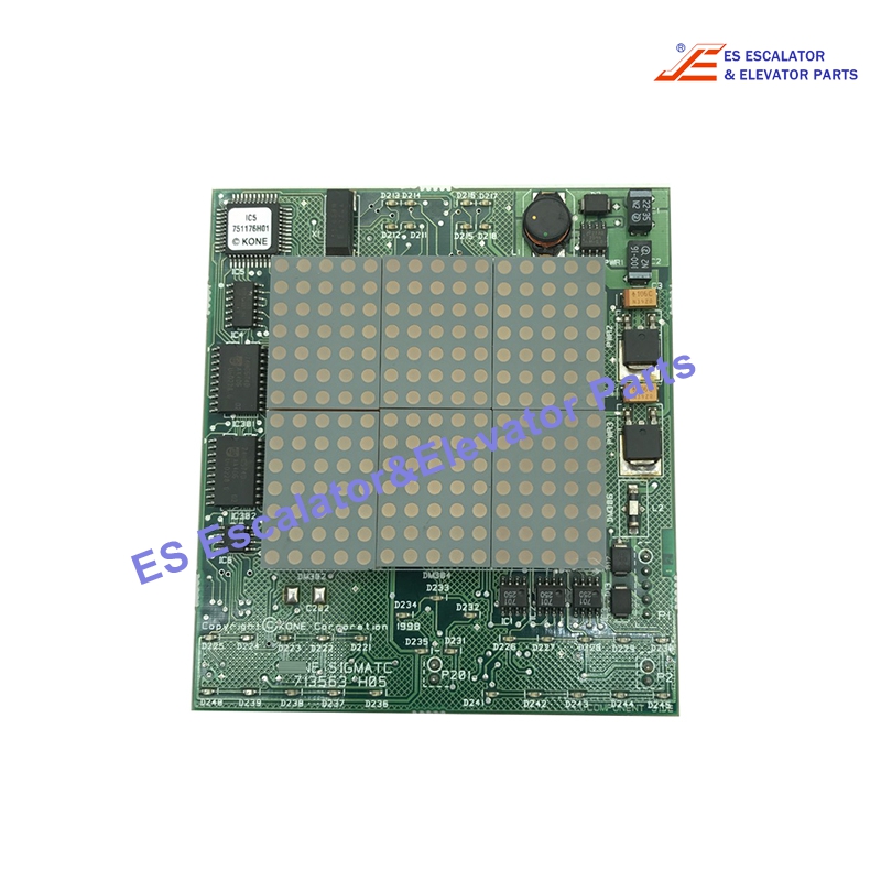 KM713560G01 Elevator Car Display PCB Board Sigmatic Dot Matrix LCE Use For Kone