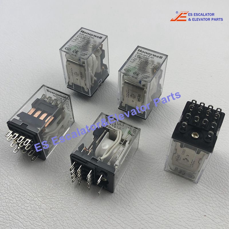 SZR-MY4-N1 Elevator Purpose Relay  Relay 3A 4 Contacts With LED  Honeywell SZR-MY4-N1 DC12V Use For Other
