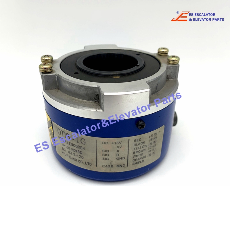 MH100-1024BO Elevator Rotary Encoder DC 15V Use For Lg/Sigma