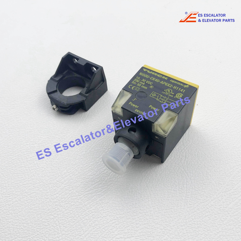 Ni50U-CK40-AP6X2-H1141 Escalator Inductive Sensor Rated Switching Distance: 50 mm Special Features: Uprox+,Factor 1  Electrical connection: Connector,M12 × 1 Output function: NO contact,PNP Use For Thyssenkrupp