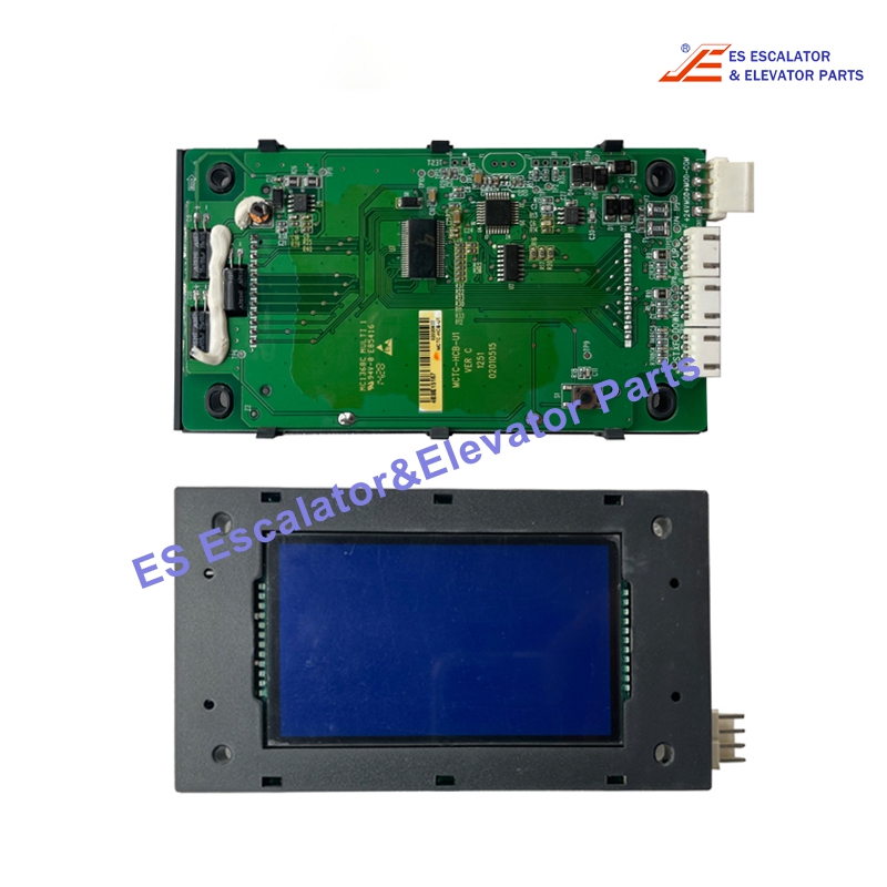 MCTC-HCB-U1 Elevator PCB Board  Elevator COP Display Board 18×12×5cm Use For Monarch