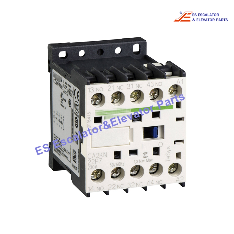 CA2KN22P7 Elevator Contactor 2 NO + 2 NC - <= 690V - 230V AC Coil Use For Kone