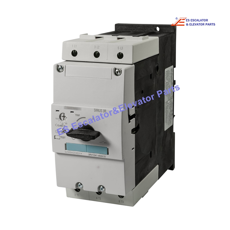 3RV1041 Escalator Circuit Breaker Size S3 For Motor Protection Class 10 A-Release 57-75 A 690V 100KA Use For Otis