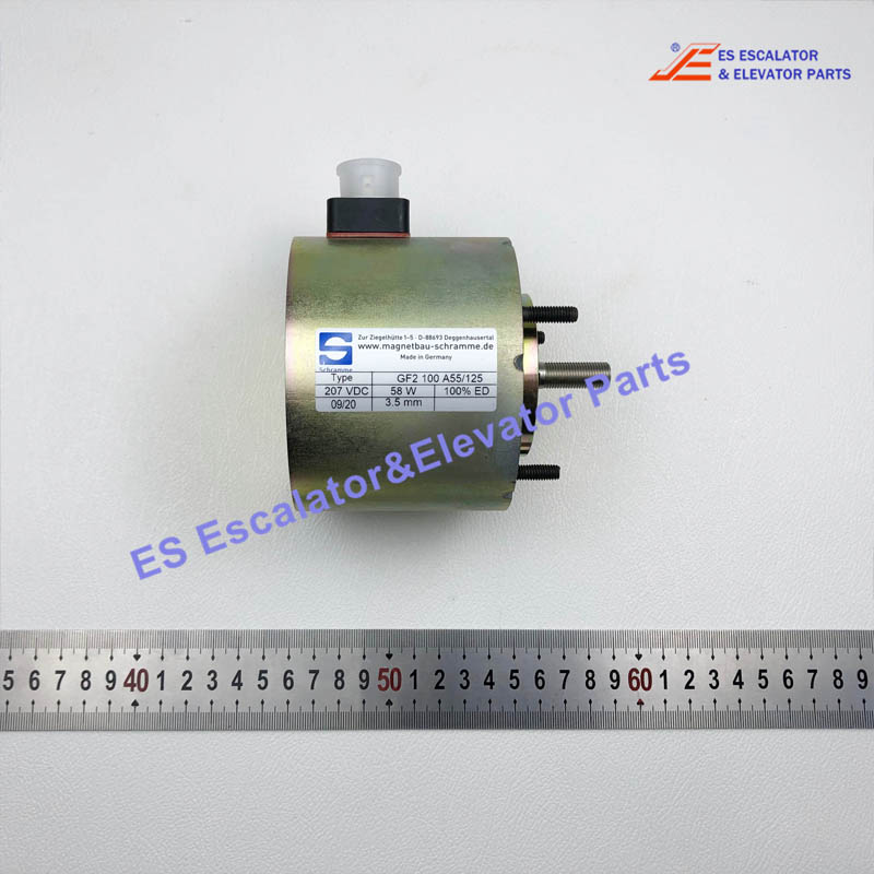 KM5070940H01 Elevator Brake Magnet Brake 207V/58W Schramme ECO3000 GF2 100 55/125 207V 58W Use For Kone