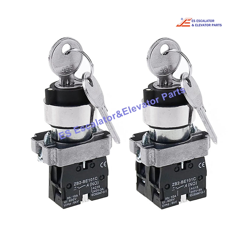 XB2-BG53 Elevator Key Switch 400V 6A