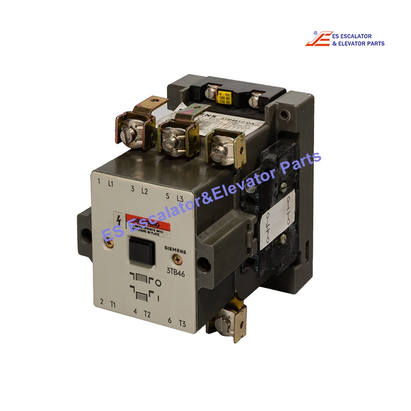 3TB46 17-OA Elevator Contactor 3 Pole 3TB46170A IE=80A 600VAC Use For Siemens