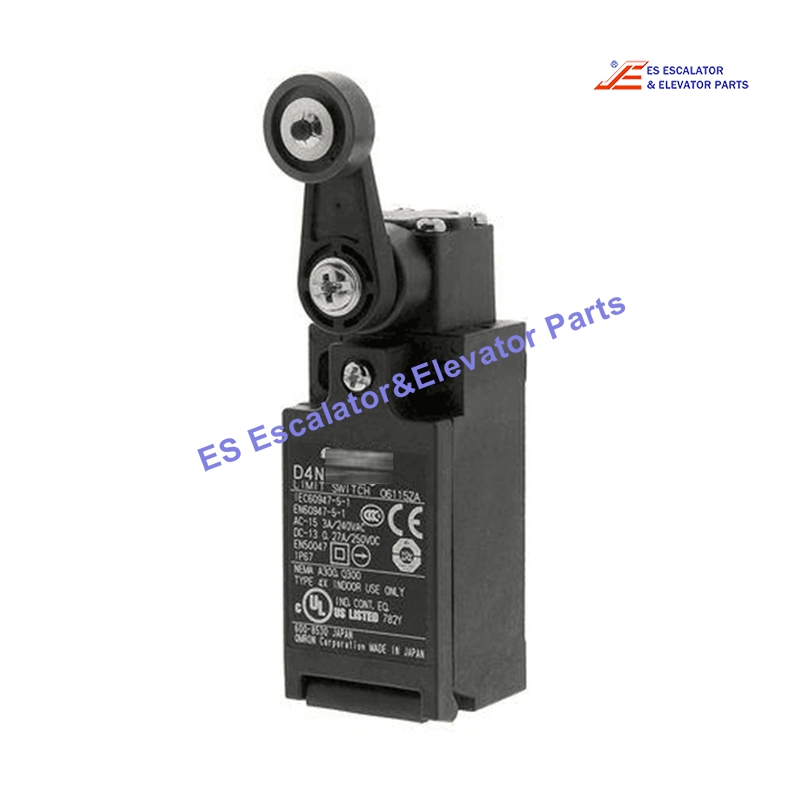 D4D-1520N Elevator Limit Switch Roller Lever 1NO/1NC Slow Action AC15 2A/400V Use For Omron