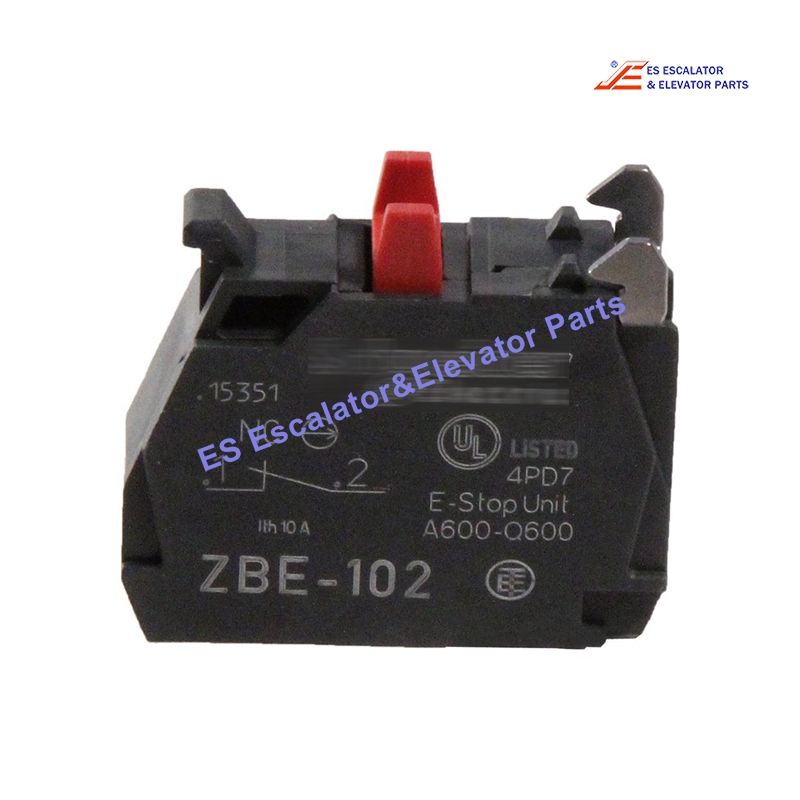 ZBE-102 Elevator Contact Block Harmony 22mm Push Button Add On Contact Block 1 NC Screw Clamp Terminal Use For Schneider