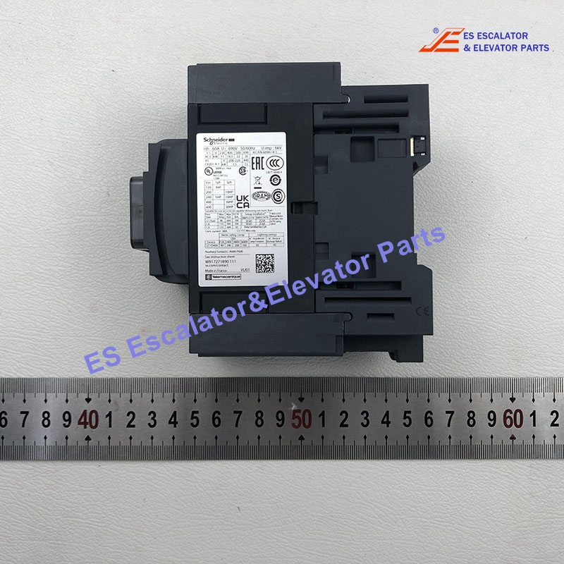 LC1D40AFD Elevator Contact 3P(3 NO) AC-3 <= 440V 40A - 110V DC Standard Coil Use For Schneider
