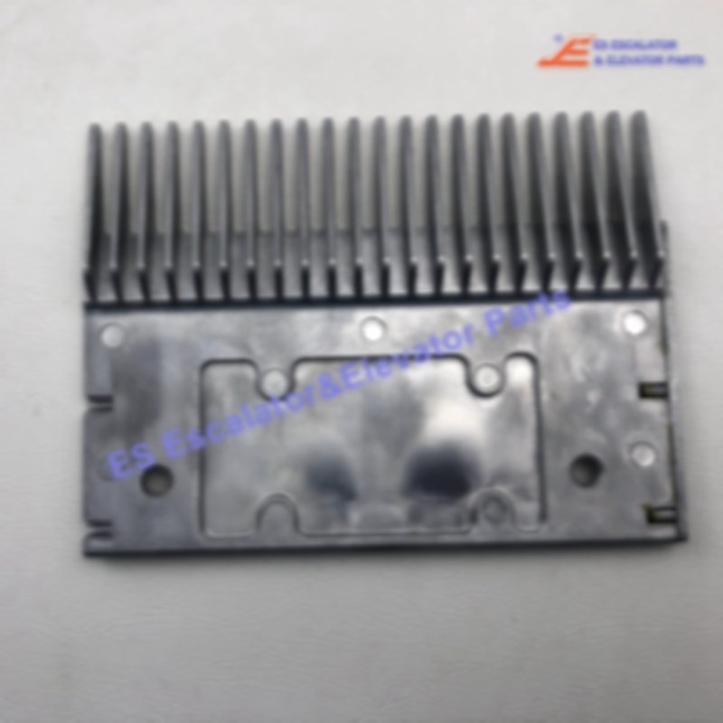 56022590 Escalator Comb Plate 22 Teeth Color:Silver Left
