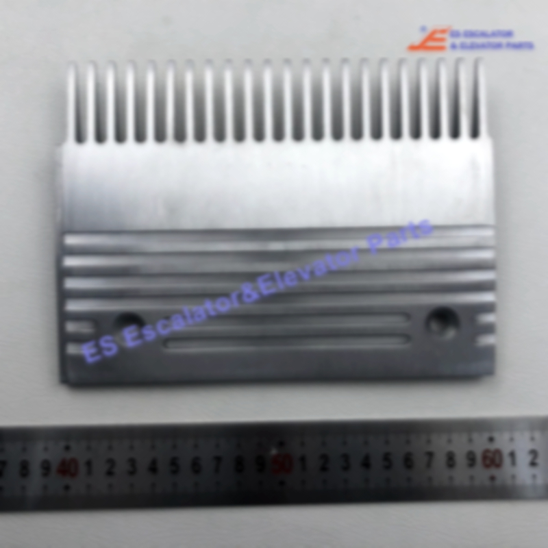 56022590 Escalator Comb Plate 22 Teeth Color:Silver Left
