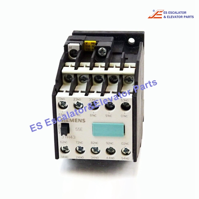 3TH4355-0AF0 Elevator Contactor Relay 110VAC 50Hz/132VAC 60Hz Use For Siemens