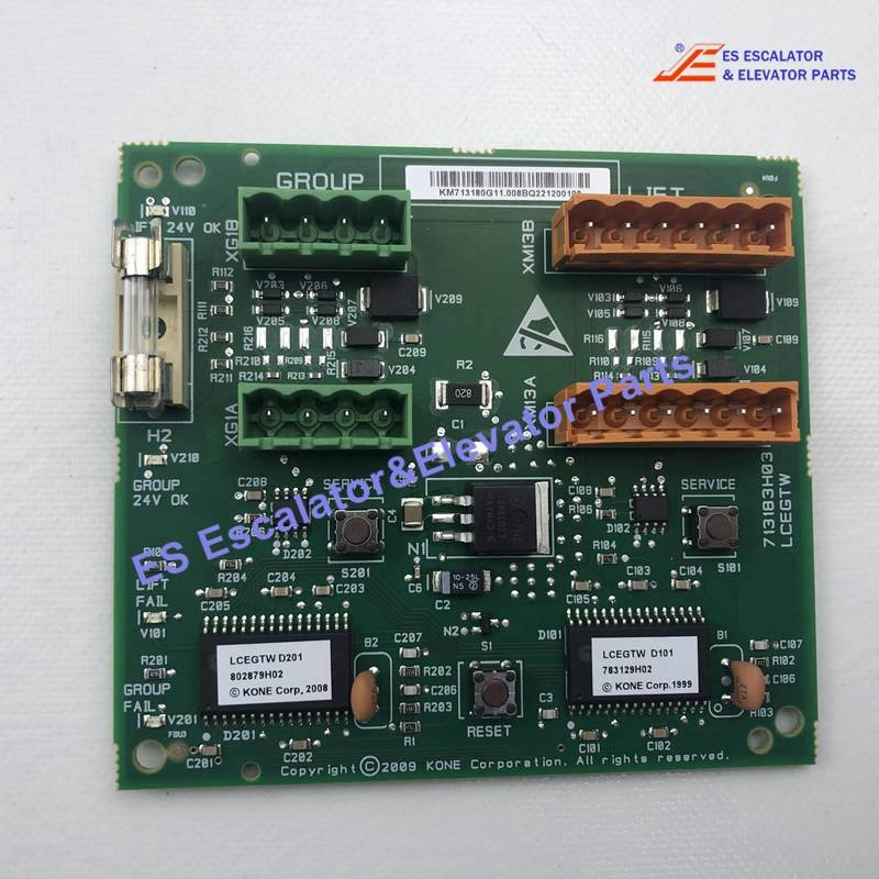 KM713180G11 Elevator LCEGTW Board LCEGTW Board PCB Use For Kone