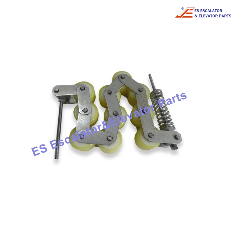 GAA332Z4 Escalator Handrail Pressure Roller Chain OD76mm W54mm 6201RS AL Hub Use For Otis