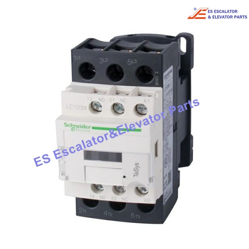 LC1D38M7C Elevator Contactor Relay AC-3/AC-3e <=440V 38A 220VAC Use For Schneider