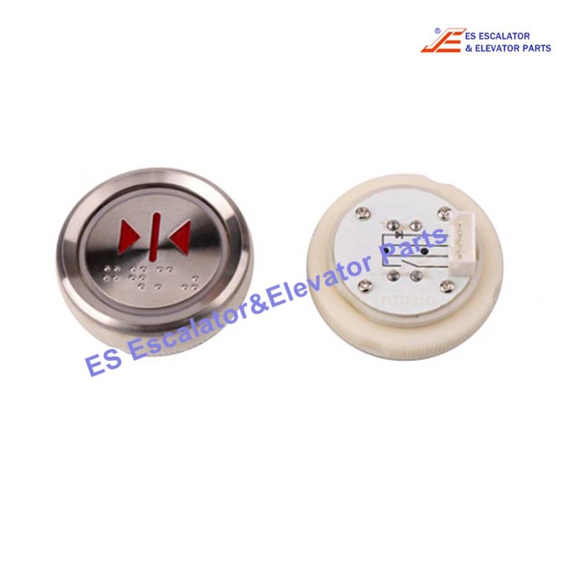 MTD310 Elevator Push Button With Braille Red Lighting Use For Other