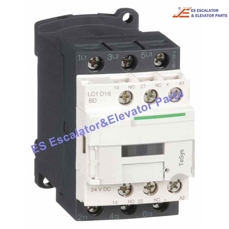 LC1D18BD Elevator Contactor 24Vdc Use For Schneider
