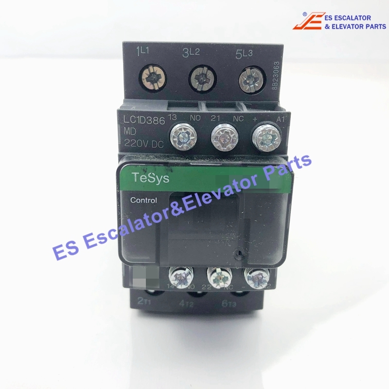 LC1D386MD Elevator Contactor 220Vdc Use For Schneider
