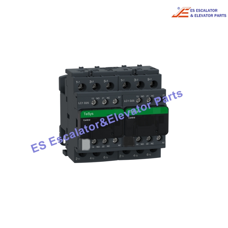 LC2D25FE7 Elevator Contactor 440V 25A 115Vac Use For Schneider
