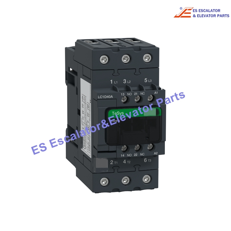 LC1D40AU7 Elevator Contactor 440V 40A 240Vac Use For Schneider
