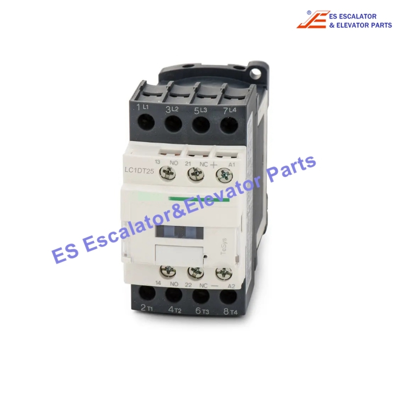 LC1DT25F7 Elevator Contactor 440V 25A 110Vac Use For Schneider
